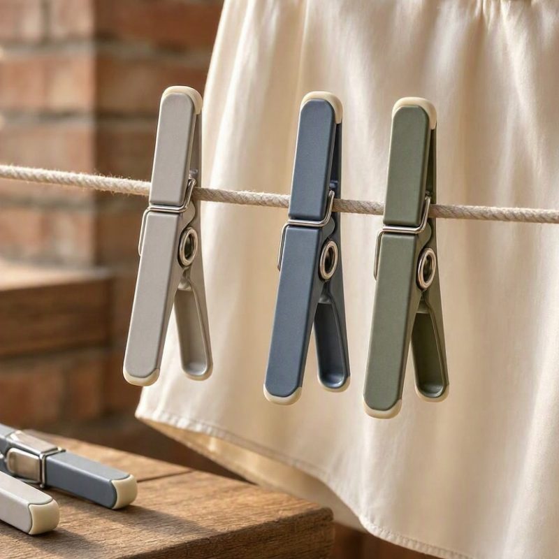 Premium Rust Resistant Clothes Pins Secure Metal Clips for Delicate Fabrics Garments Everyday Reliable Drying Fasteners
