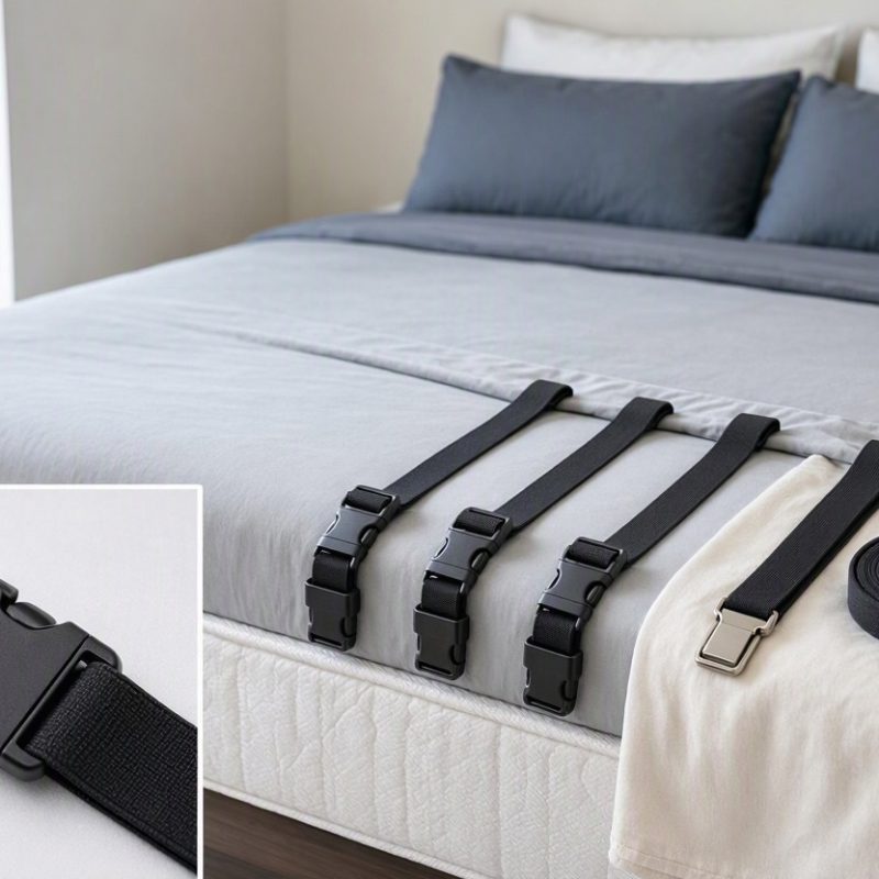21 Elastic Bed Sheet Straps Adjustable Mattress Cover Grippers Heavy Duty Bedding Fastener Clips for Home Hotel Linens